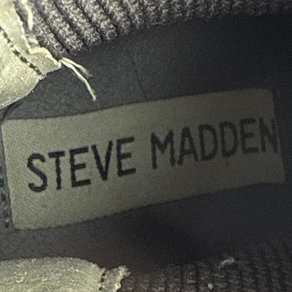 Steve Madden Richter Women's Gray Brown Suede Ankle Sock Booties Boots Size 7.5 - Picture 7 of 7